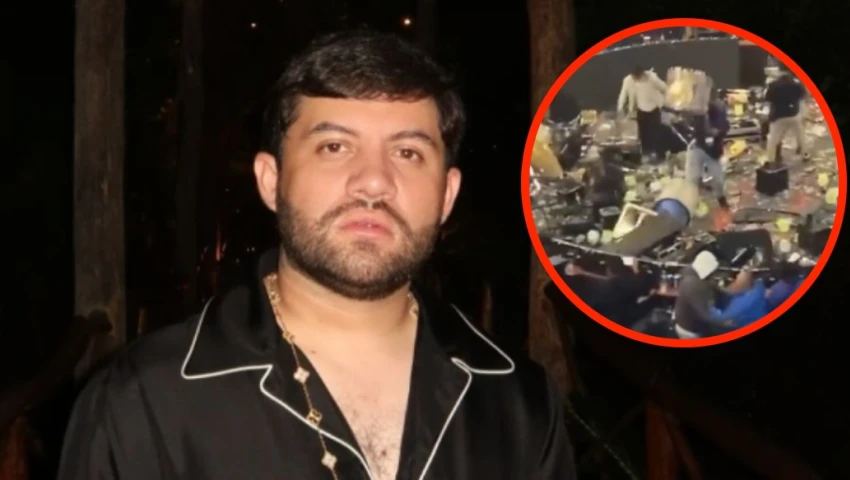 Luis R. Conriquez trifulca Palenque de Texcoco corridos mensaje en redes