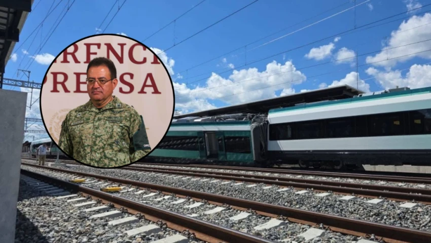 Accidente el Tren Maya en Izamal