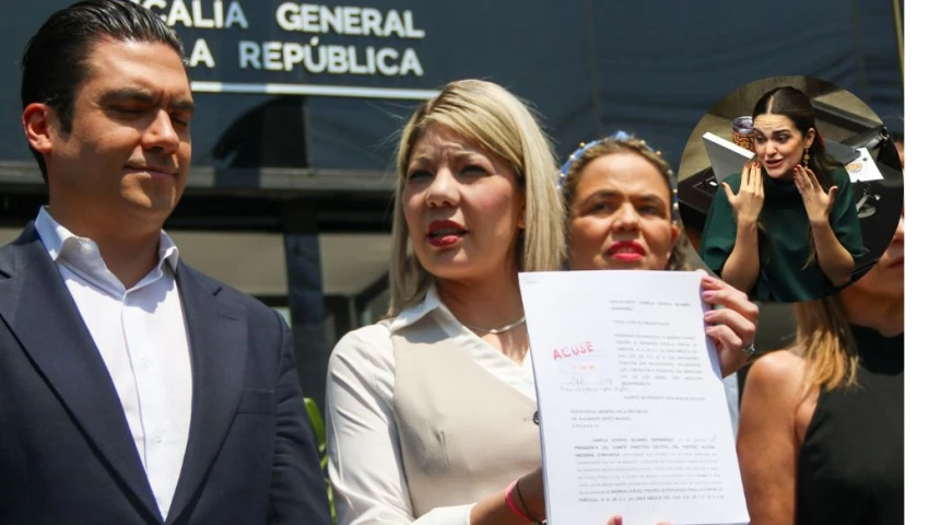 PAN denuncia a la senadora Andrea Chávez PAN denuncia a la senadora Andrea Chávez