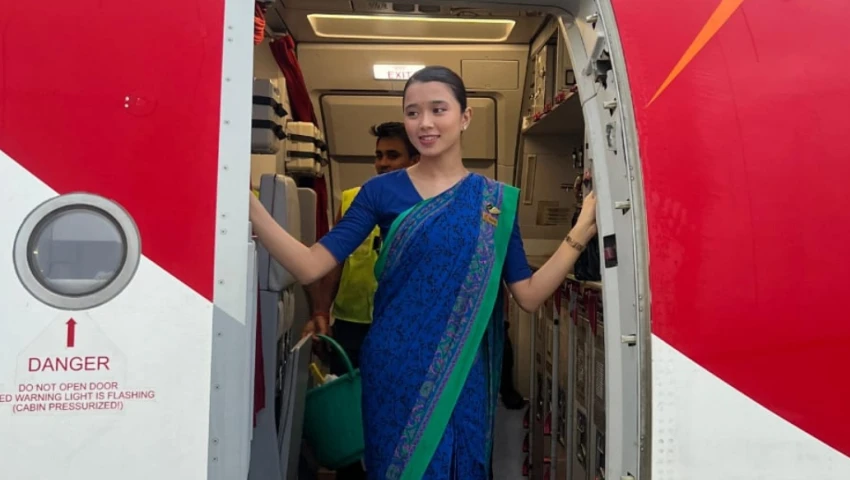 accidente aéreo, air india, azafata