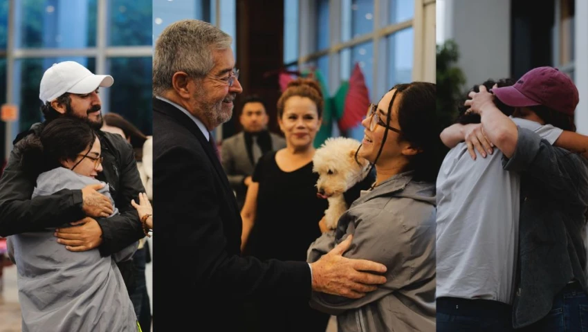 "Palestina vencerá": Así recibieron a los 6 mexicanos de la Flotilla Sumud en al AICM | VIDEOS