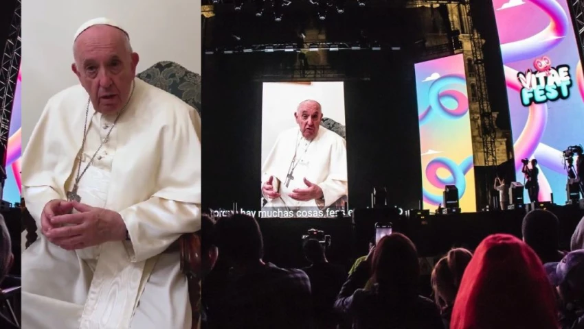 Revelan video inédito del papa Francisco. Revelan video inédito del papa Francisco.