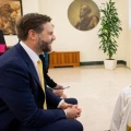 J.D. Vance visitó al papa Francisco J.D. Vance visitó al papa Francisco