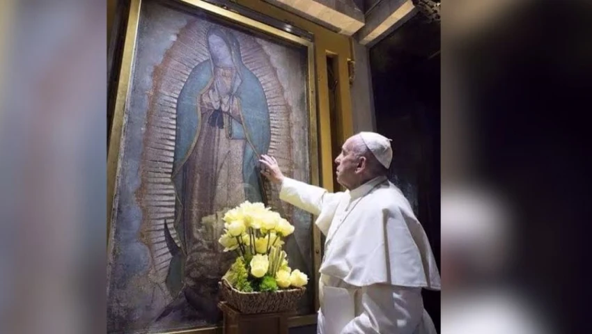 Papa Francisco y su fervor por la Virgen de Guadalupe Papa Francisco y su fervor por la Virgen de Guadalupe