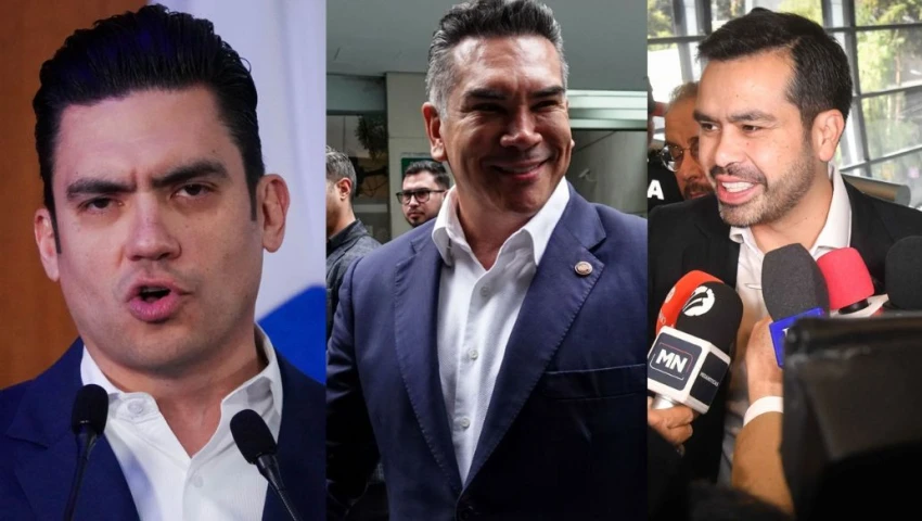 Jorge Romero, Alejandro Moreno y Jorge Álvarez Máynez Jorge Romero, Alejandro Moreno y Jorge Álvarez Máynez