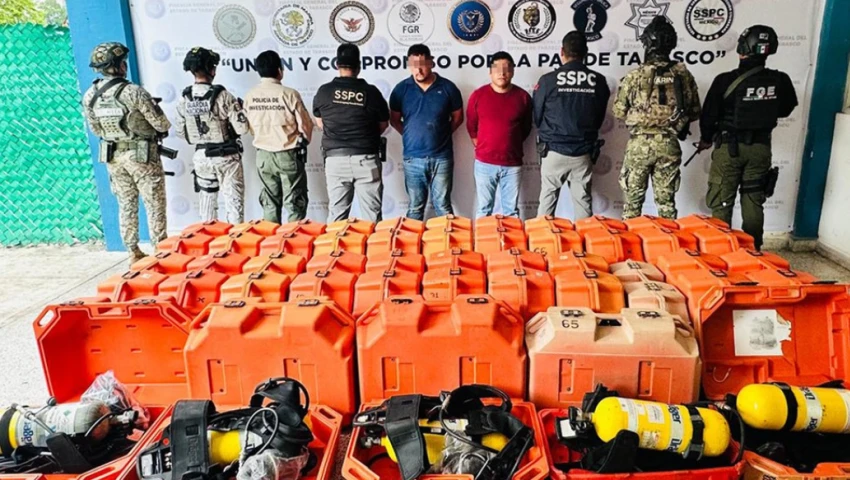 Caen dos por asalto a plataforma en Campeche Caen dos por asalto a plataforma en Campeche