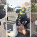 Policías CDMX jalonean a estudiante: Atropelló a una oficial por evitar multa | VIDEOS