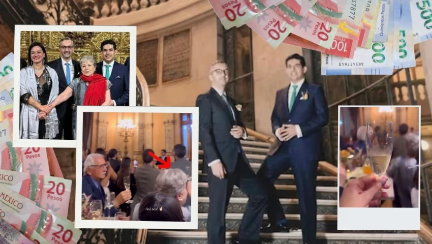 ¿Cuánto costó la boda Martín Borrego en el MUNAL? Alicia Bárcena se deslinda