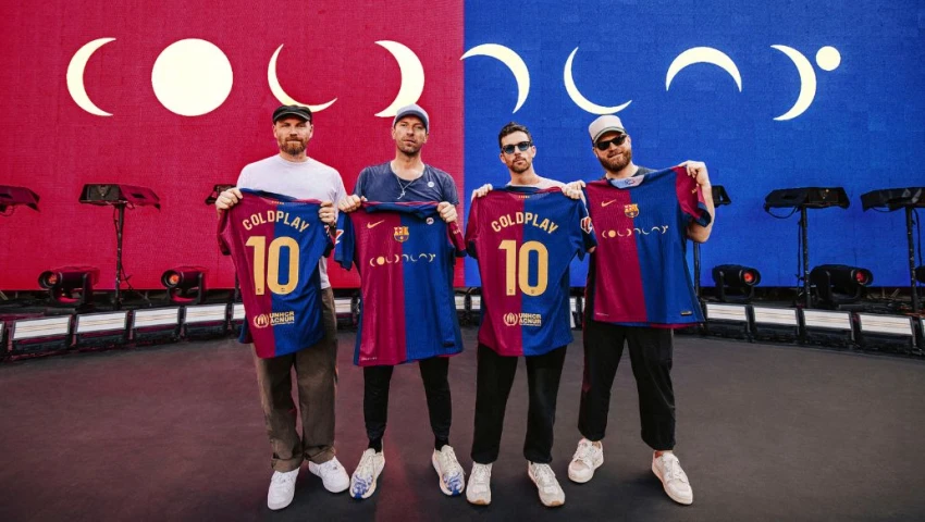 Coldplay se une al FC Barcelona ante el Real Madrid: Edición limitada de camisetas