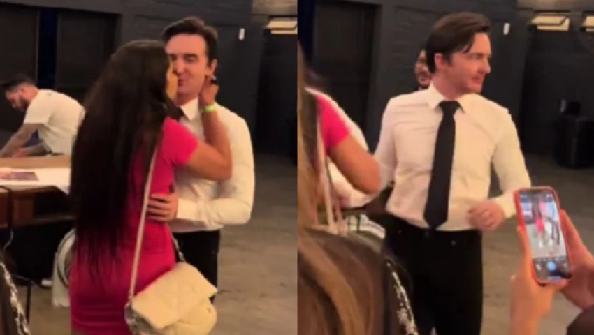 VIDEO| ¿Qué pasó entre Drake Bell y una fan en Guadalajara? Beso causa polémica