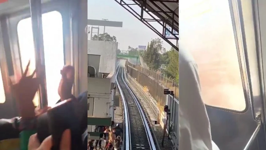 VIDEO| Humo en la estación Nezahualcóyotl del Metro CDMX: Esto pasa en la Línea B