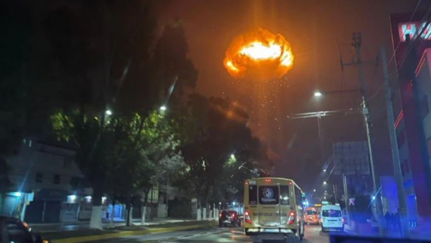 VIDEO| Explosión y llamas en Tultitlán: Así se vive el incendio en una fábrica de químicos