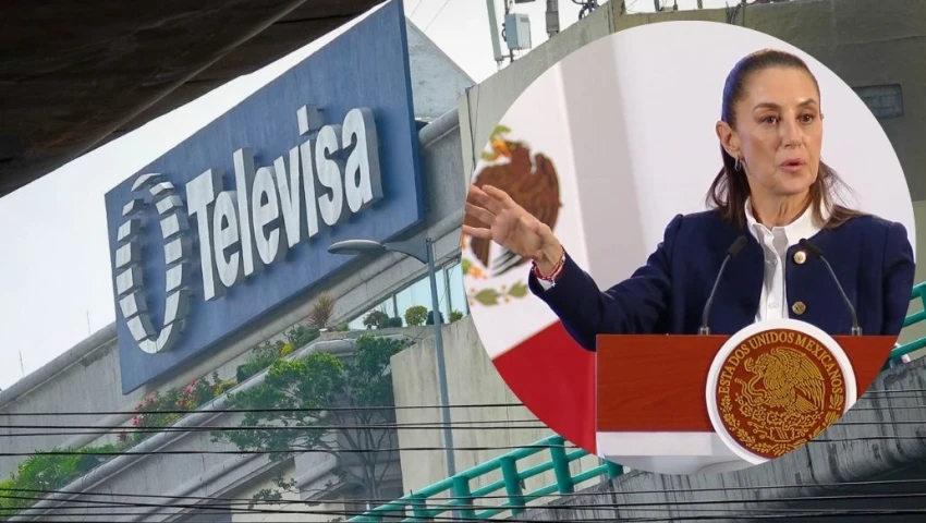 JAMÁS se usará "ni un peso" para salvar a Televisa, "no somos como antes": Claudia Sheinbaum