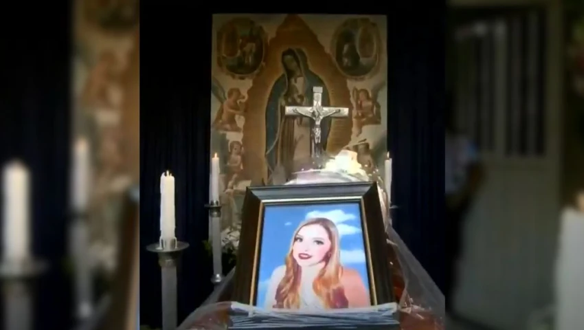Exigen justicia: Así fue la emotiva despedida a Alejandra y su bebé, asesinadas en Colima |VIDEO