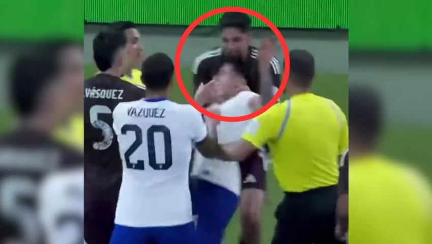 Edson Álvarez toma del cuello a Zendejas en el Clásico: ¡Mira el VIDEO del momento!