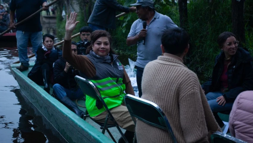 Inundaciones en Xochimilco: 90% del agua desalojada, informa Clara Brugada