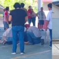 Mujer muere en casilla en Poza Rica, Veracruz. Mujer muere en casilla en Poza Rica, Veracruz.