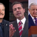 Vicente Fox, Enrique Peña Nieto y Andrés Manuel López Obrador