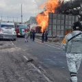 Explosión de pipa en Puente de la Concordia Explosión de pipa en Puente de la Concordia