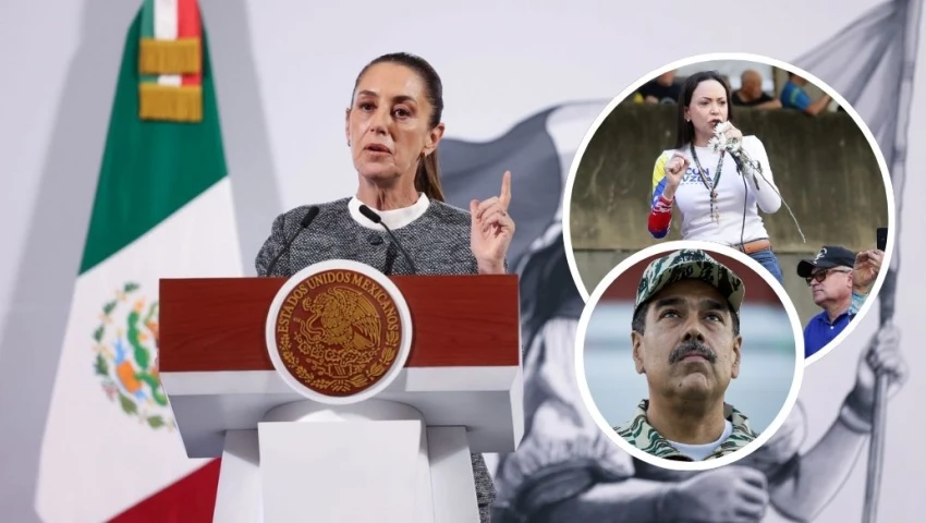 ¿Qué dijo Claudia Sheinbaum sobre la "detención" de María Corina Machado en Venezuela?