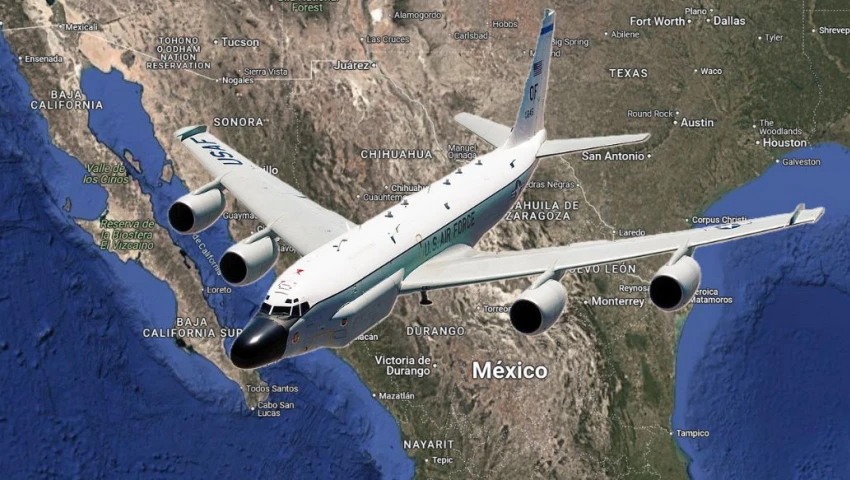 ¿Qué hacía un avión de Estados Unidos sobrevolando México?