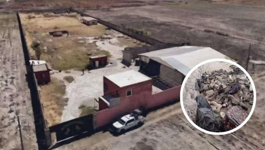 Así es por dentro el presunto crematorio clandestino del CJNG hallado en Jalisco