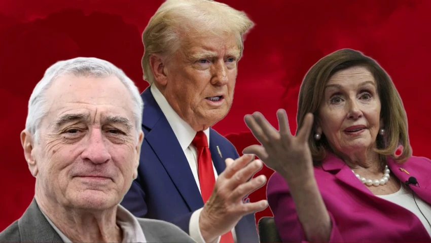 Robert De Niro, Pelosi y más: Celebridades y políticos inmigrantes que insultaron a Trump
