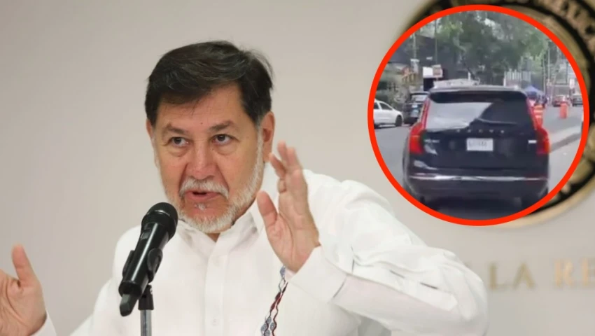 Gerardo Fernández Noroña, camioneta, Volvo