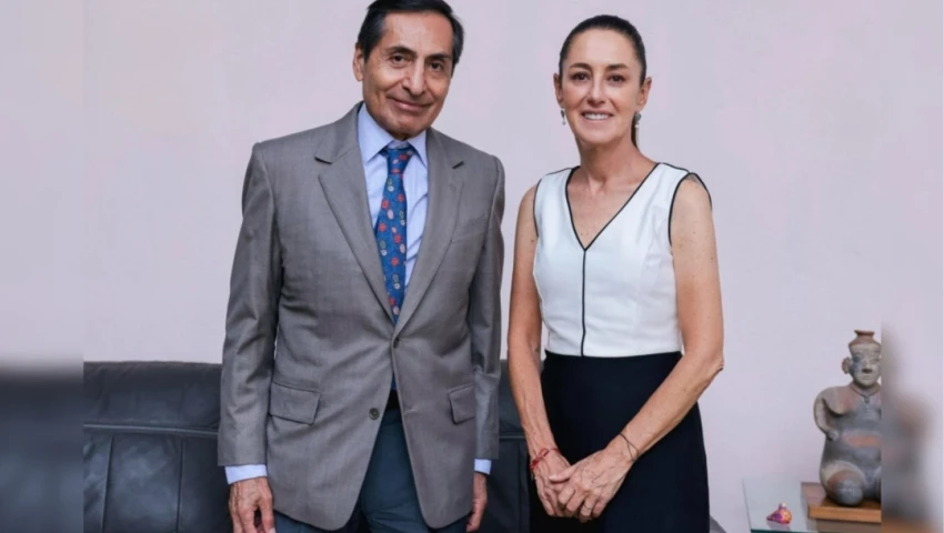 Rogelio Ramírez y Claudia Sheinbaum