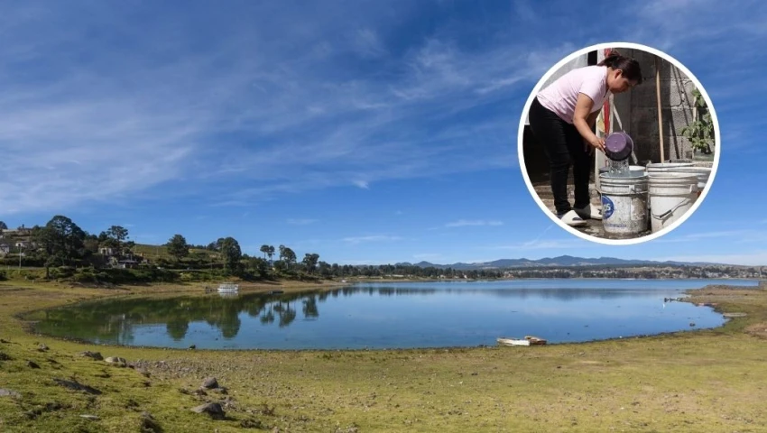 Sequía histórica en el Valle de México: así afecta el bajo nivel del Sistema Cutzamala a millones