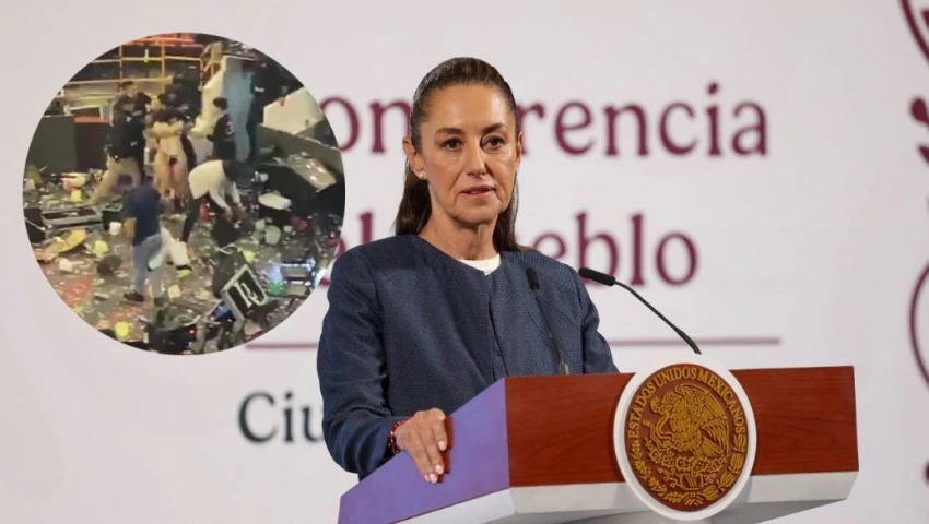 Claudia Sheinbaum condena violencia en Palenque de Texcoco Claudia Sheinbaum condena violencia en Palenque de Texcoco