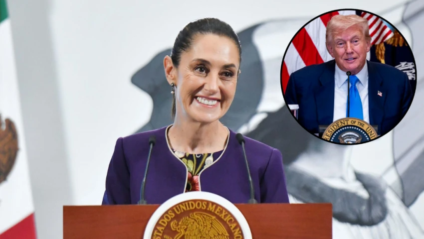 Claudia Sheinbaum y Donald Trump