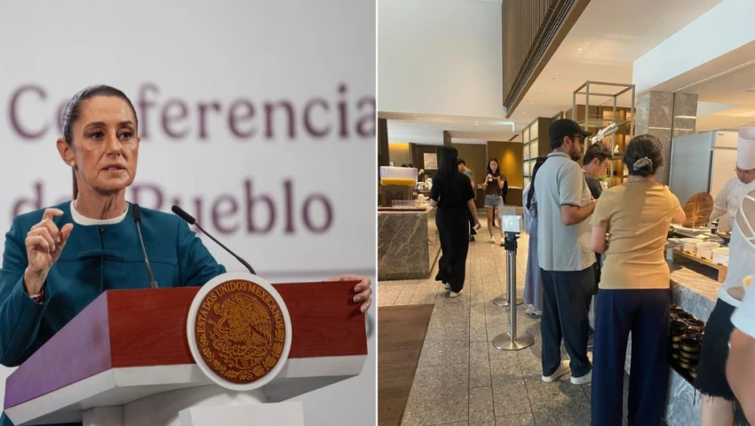 Claudia Sheinbaum reacciona a viaje de Andy López Beltrán Claudia Sheinbaum reacciona a viaje de Andy López Beltrán