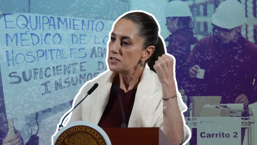 Sheinbaum acusa a farmacéuticas por desabasto de medicamentos y promete frenar la crisis