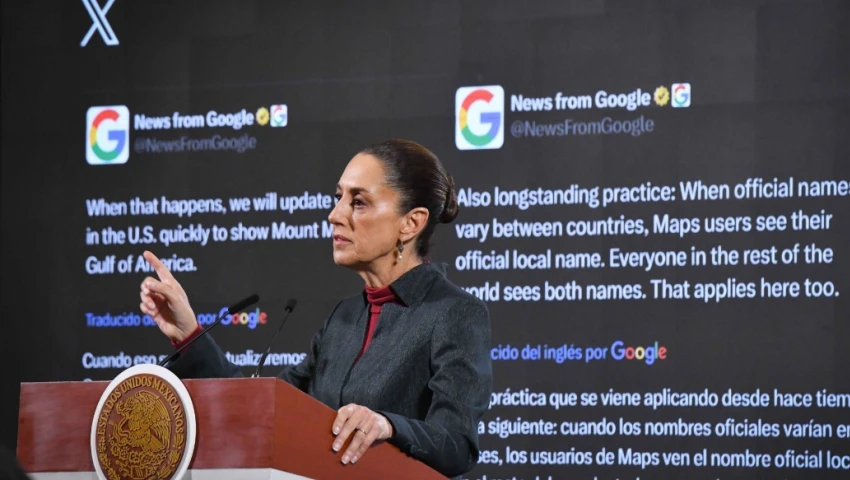 Linux Sheinbaum Sheinbaum exige a Google explicar cambio de nombre al Golfo de México ...