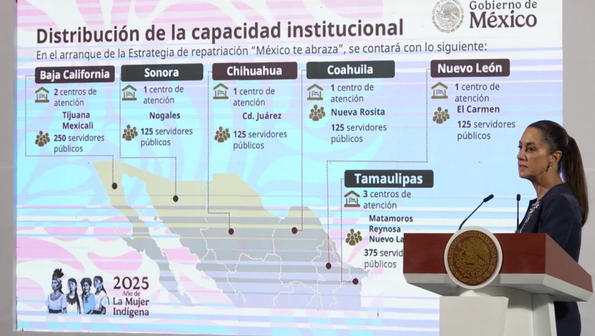 "Presupuesto 2025 intacto", Sheinbaum: Centros para migrantes listos en ESTA FECHA
