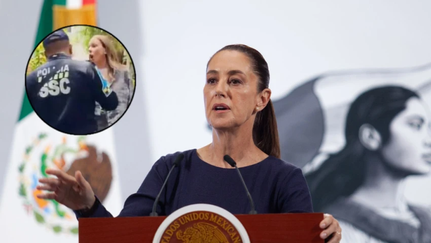 Claudia Sheinbaum critica actitud de "Lady Racista" Claudia Sheinbaum