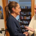 Claudia Sheinbaum y el papa Francisco Claudia Sheinbaum y el papa Francisco