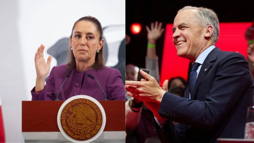 Claudia Sheinbaum y Mark Carney Claudia Sheinbaum y Mark Carney