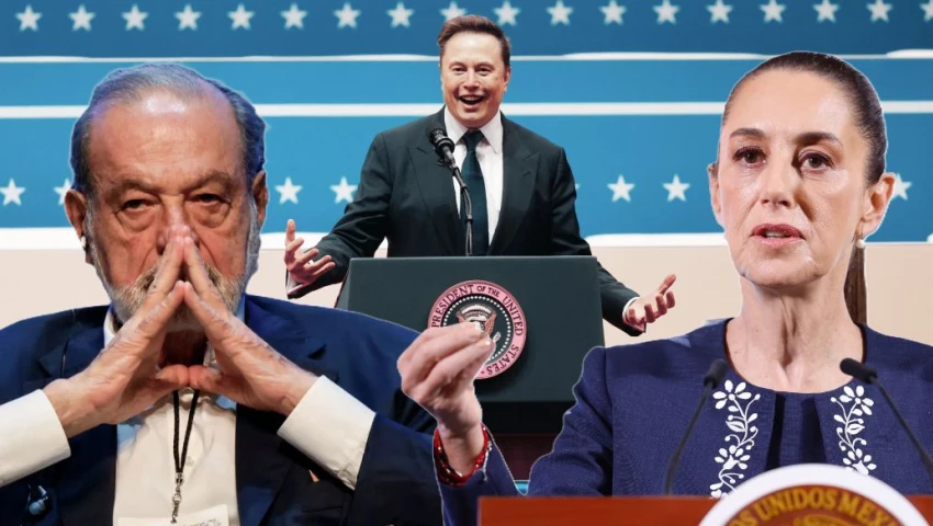 ¿Carlos Slim está vinculado al narcotráfico? Sheinbaum reacciona a tuit de Elon Musk