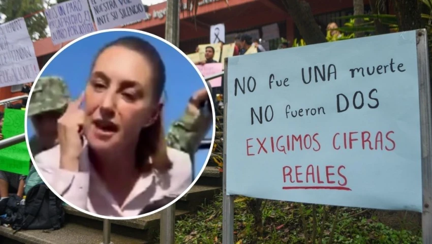 Sheinbaum responde al video viral en Poza Rica: “No es cierto el número de estudiantes desaparecidos”