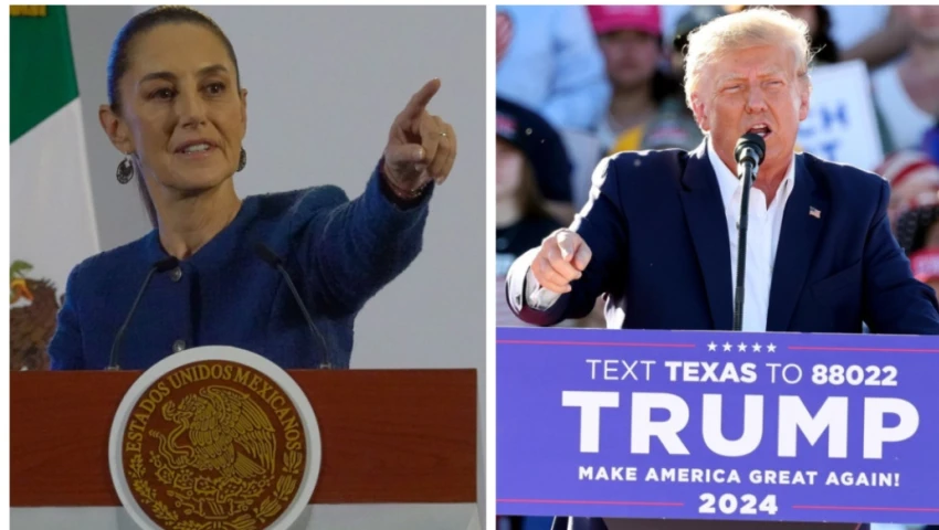 Claudia Sheinbaum y Donald Trump Claudia Sheinbaum y Donald Trump