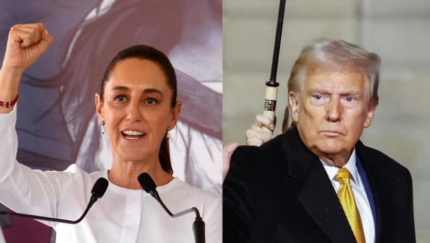 Claudia Sheinbaum y Donald Trump Claudia Sheinbaum y Donald Trump