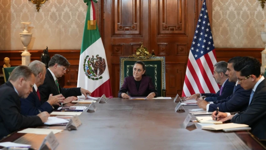 Claudia Sheinbaum en reunión con Christopher Landau Claudia Sheinbaum en reunión con Christopher Landau