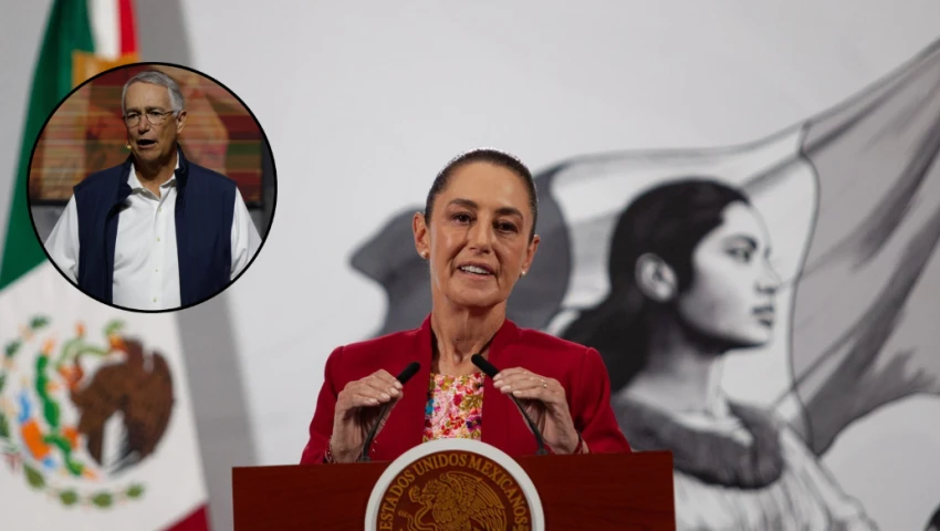 Claudia Sheinbaum rechaza pacto con Grupo Salinas Claudia Sheinbaum y Ricardo Salinas Pliego