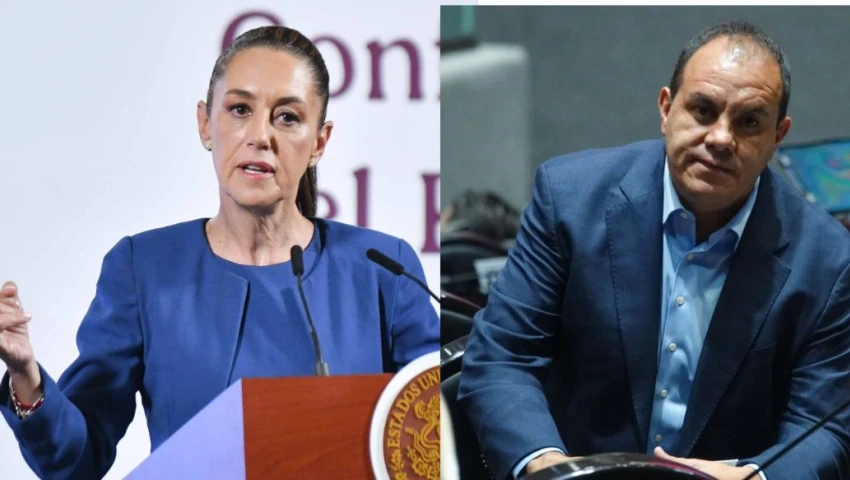 Claudia Sheinbaum y Cuauhtémoc Blanco Claudia Sheinbaum y Cuauhtémoc Blanco