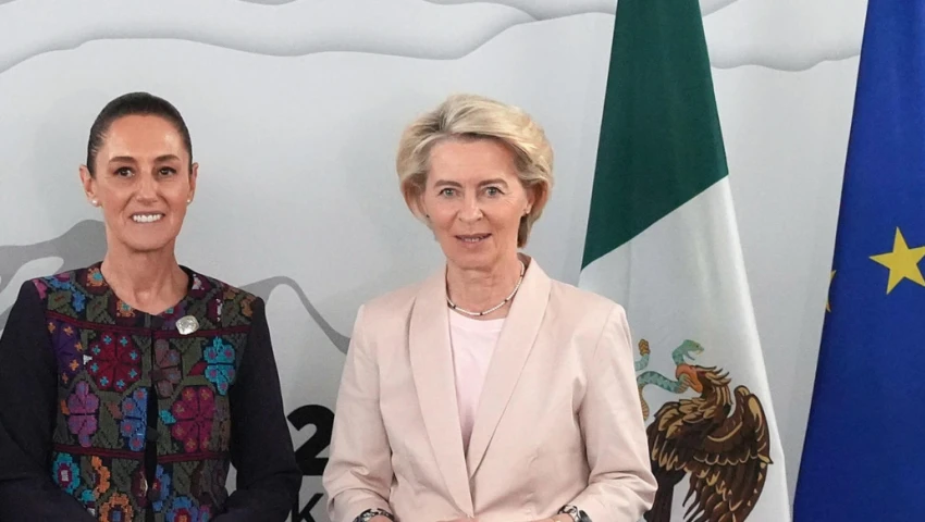Claudia Sheinbaum y Ursula von der Leyen Claudia Sheinbaum y Ursula von der Leyen