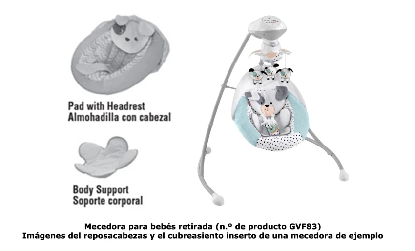 Silla retirada de Fisher-Price