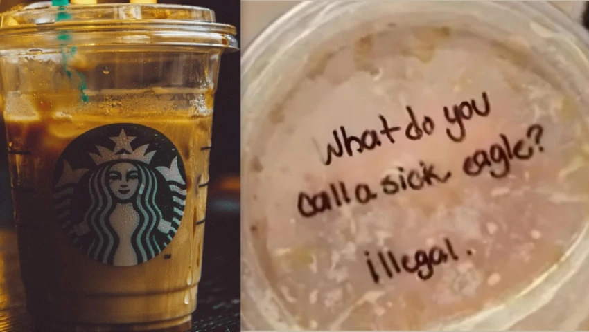Hispana denuncia mensaje xenófobo en bebida de Starbucks